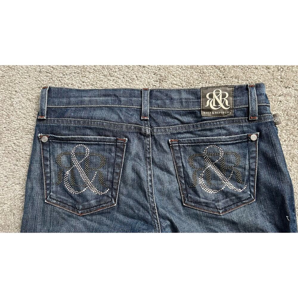 Rock & Republic Jeans Women’s Size 27 With Pink Diamonds